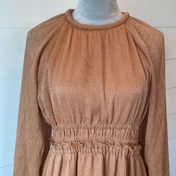 Moon River Terracotta Maxi Dress - Picture 4 of 12